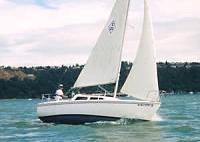 This is a similar model of the Catalina 22 from the web... will have new photos of our boat soon.